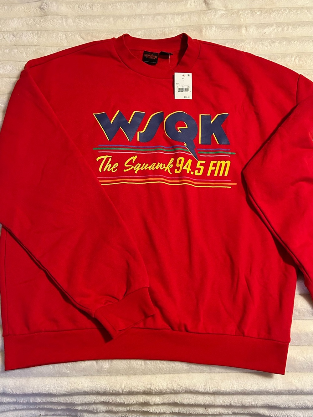 Stranger Things “The Squawk” sweatshirt